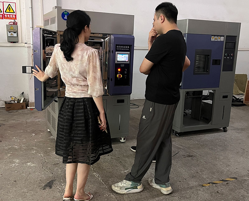 客戶實(shí)地考察東莞中誼儀器工廠 共探老化測試設(shè)備合作新機(jī)遇